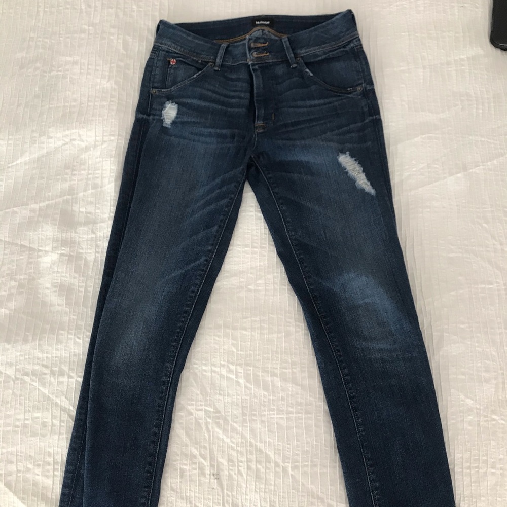 Mid rise Hudson blue jeans
